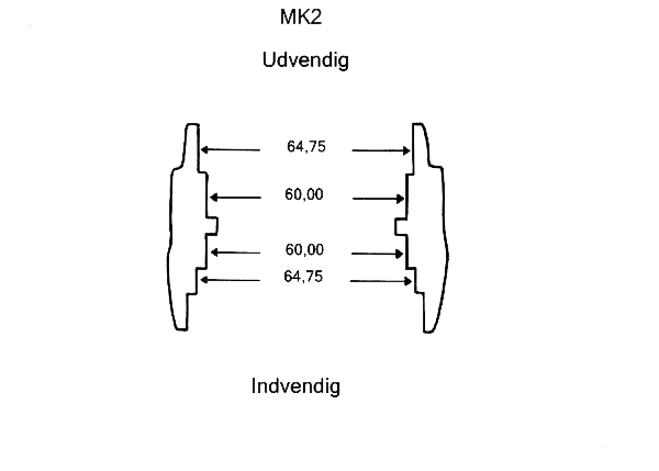 forhjulsspindel MK2