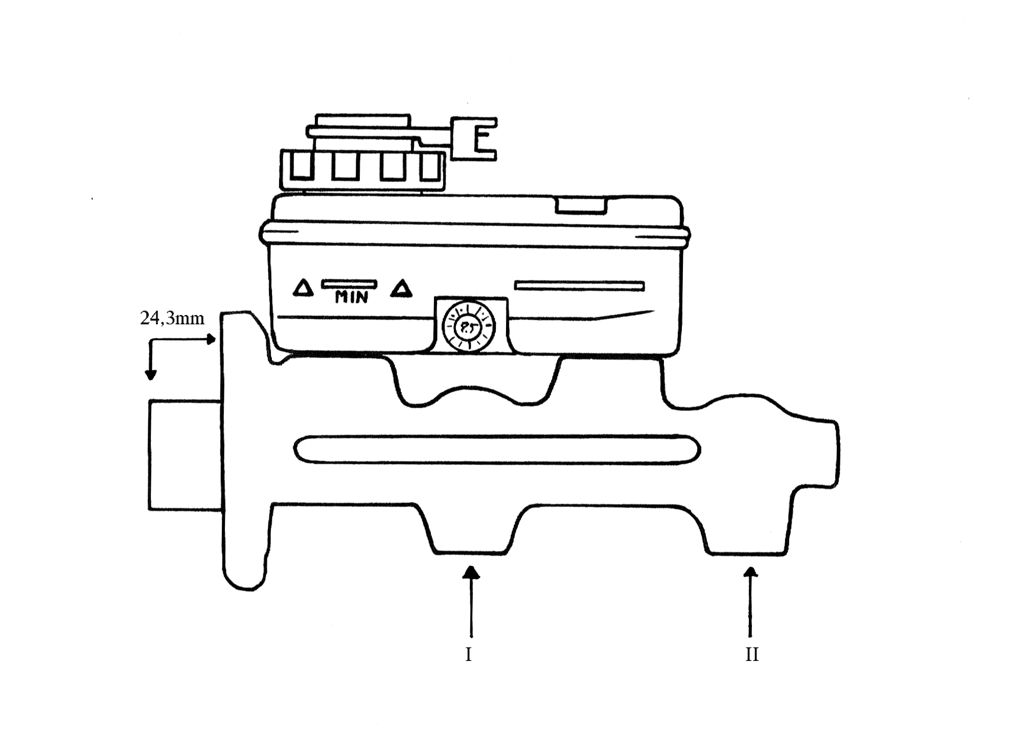 Hovedbremsecylinder