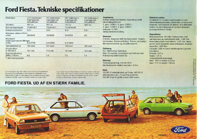 Salgsbrochüre fiesta december 1978