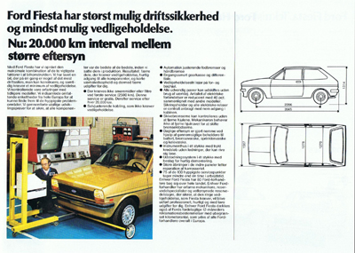 Salgsbrochüre fiesta marts 1980