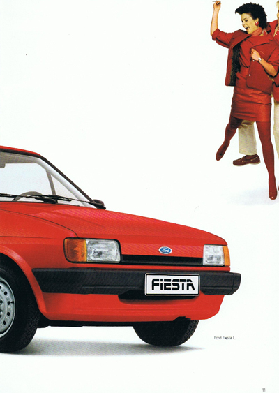 Salgsbrochüre fiesta august 1985