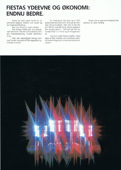 Salgsbrochüre fiesta august 1985