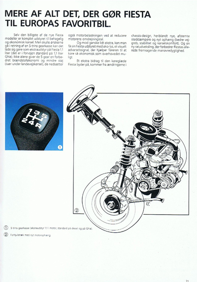 Salgsbrochüre fiesta august 1985