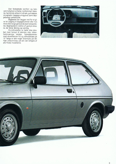 Salgsbrochüre fiesta august 1985