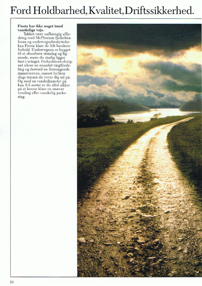 Salgsbrochüre fiesta januar 1987