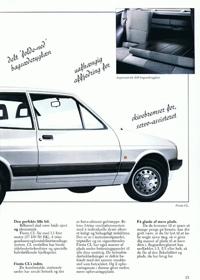 Salgsbrochüre fiesta januar 1987