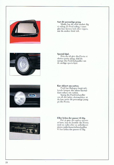 Salgsbrochüre fiesta januar 1987