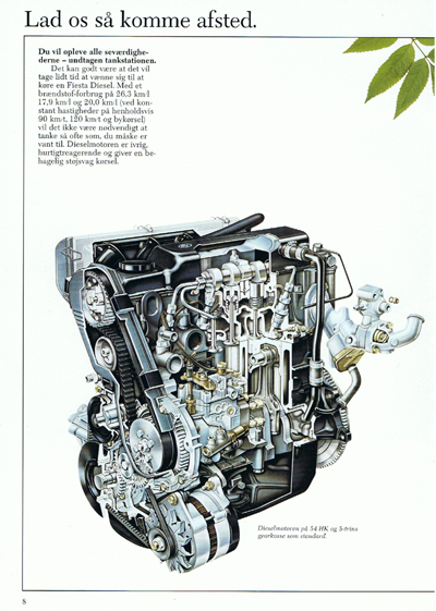 Salgsbrochüre fiesta januar 1987